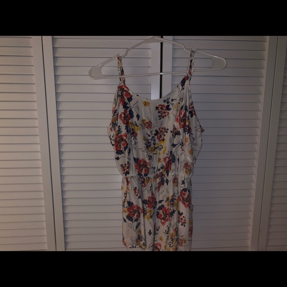 White Floral Jumper for girls